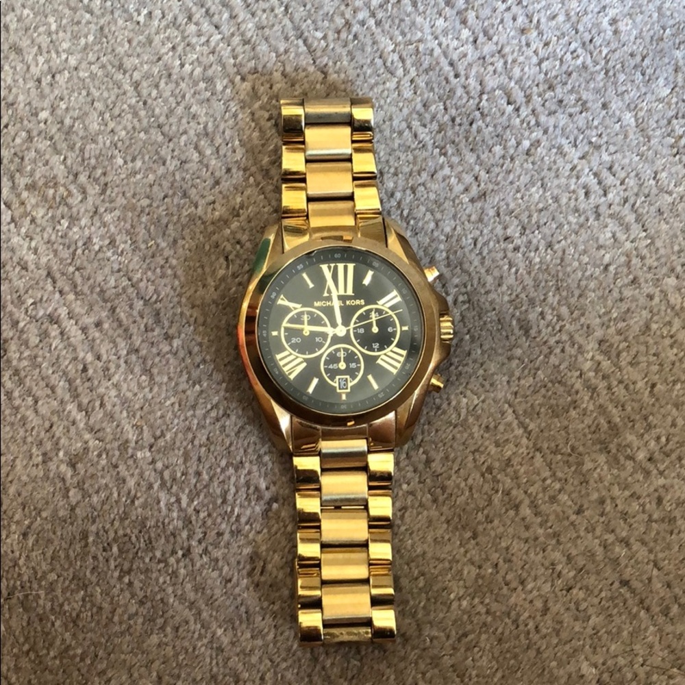 MICHAEL KORS
Oversized Bradshaw Gold-Tone Watch